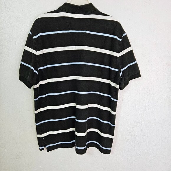 NAUTICA AND BUFFALO BLUE WHITE STRIPE AND GRAY POLO SHIRTS LOT OF 2 SIZE XL - Picture 13 of 15
